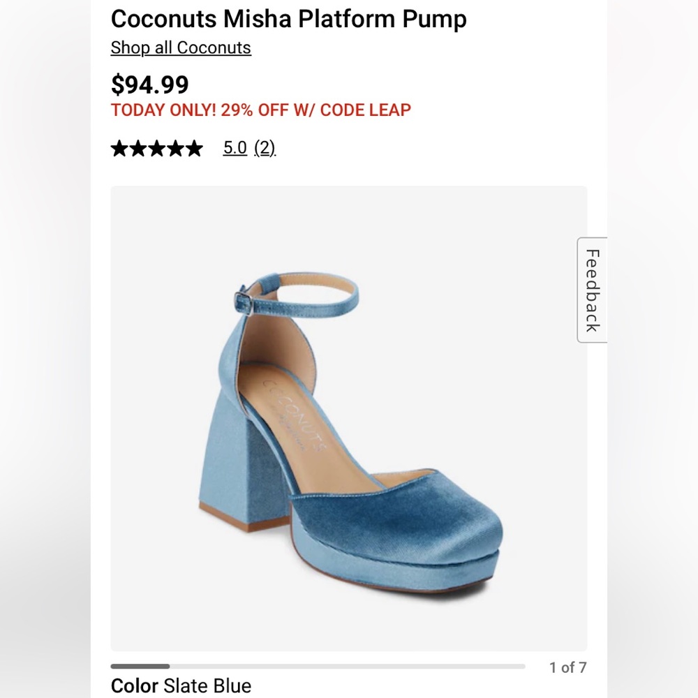 Coconuts misha platform pump